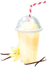 illustration of Iced Vanilla Latte