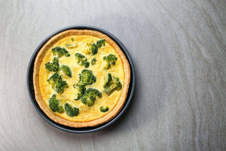 broccoli cheddar quiche