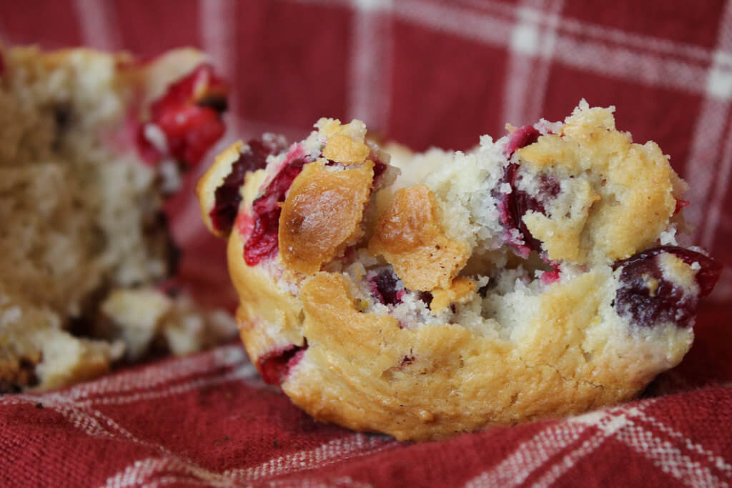 Cranberry orange muffin