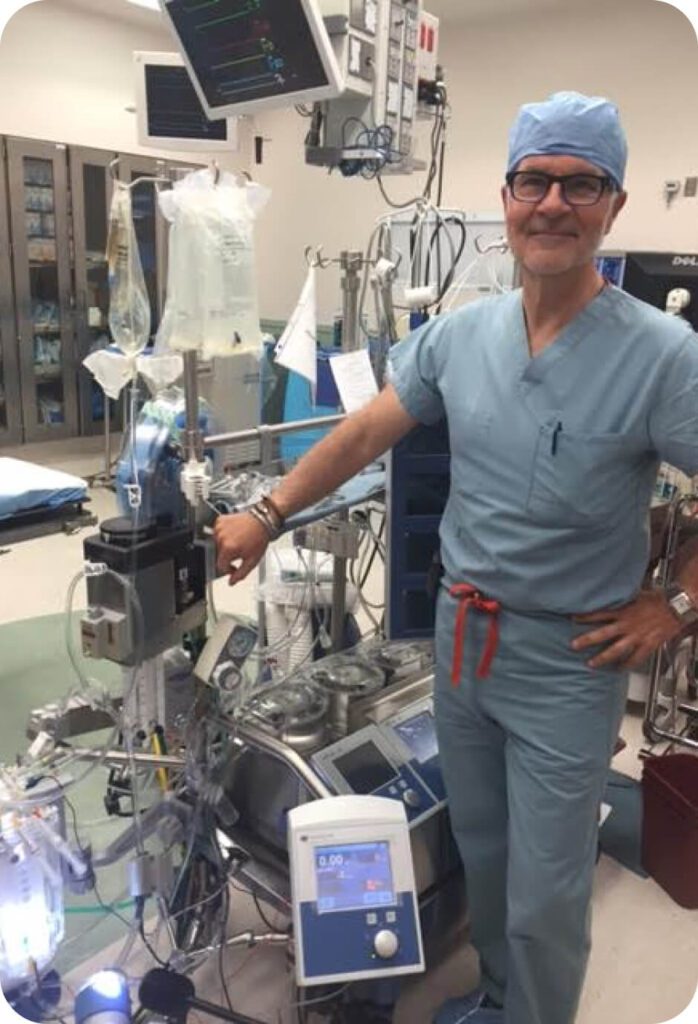 Dr. Gundry in the operating room