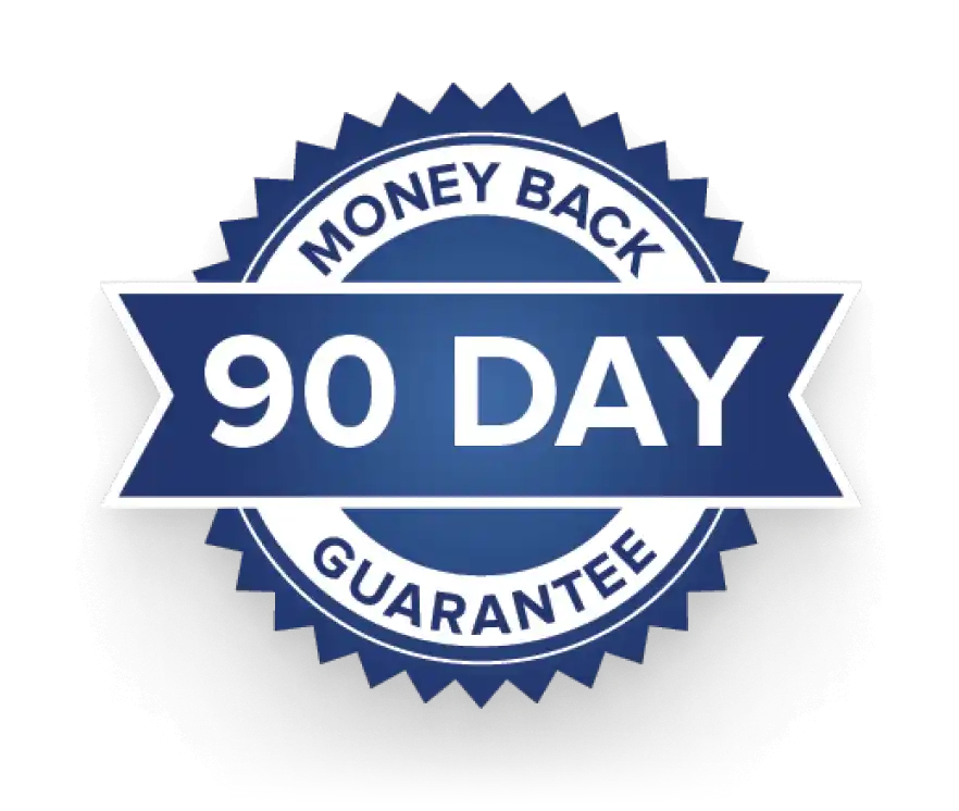 90-day Money Back Guarantee Badge
